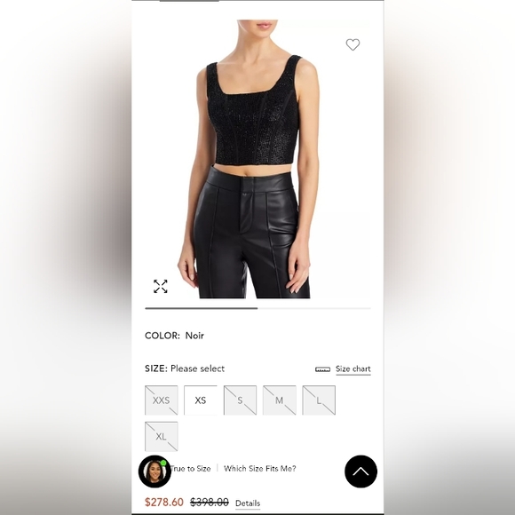 - Frame Beaded Corset Top NWT Sz XS - Picture 10 of 10